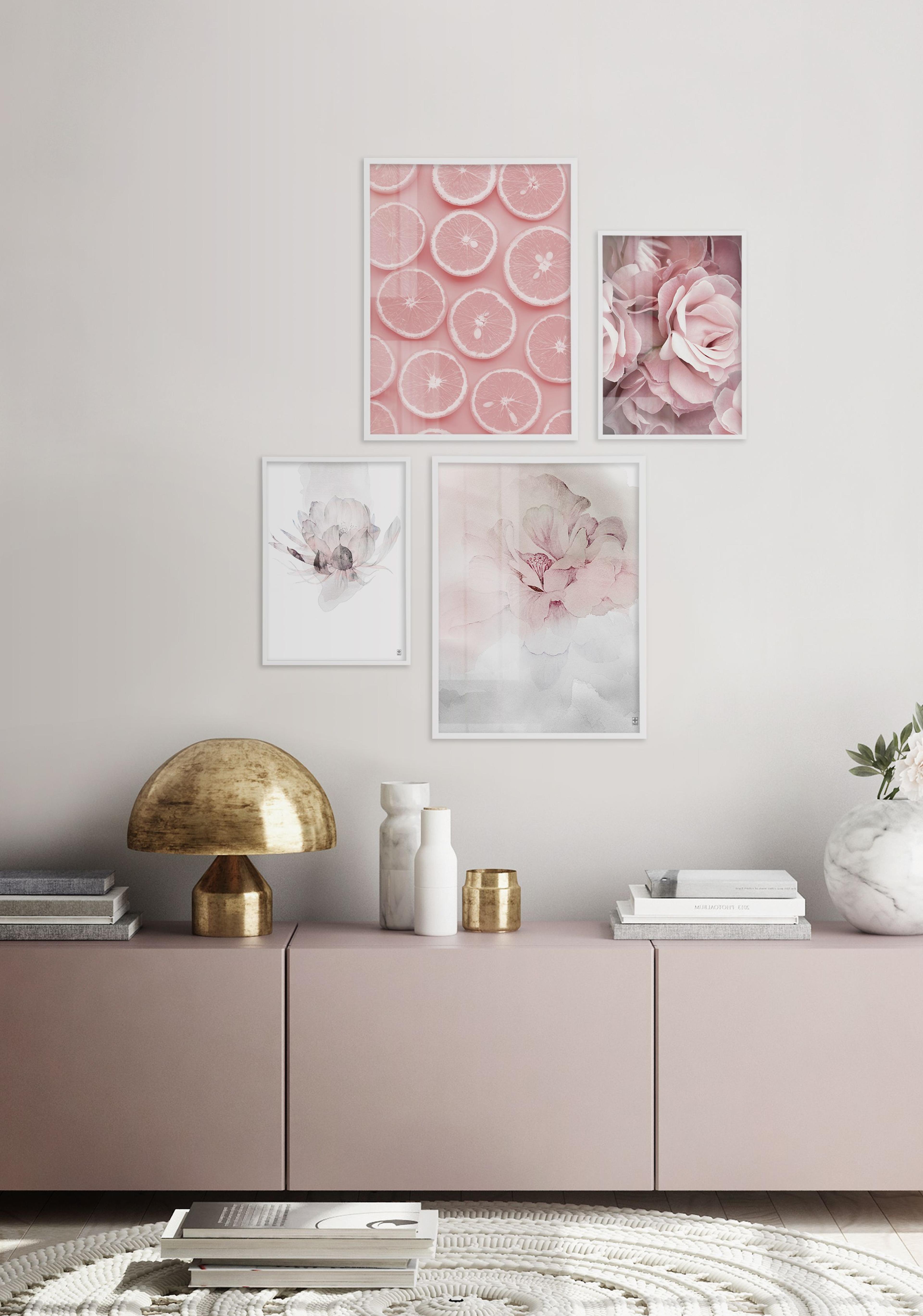 Plakat W różowym stylu 