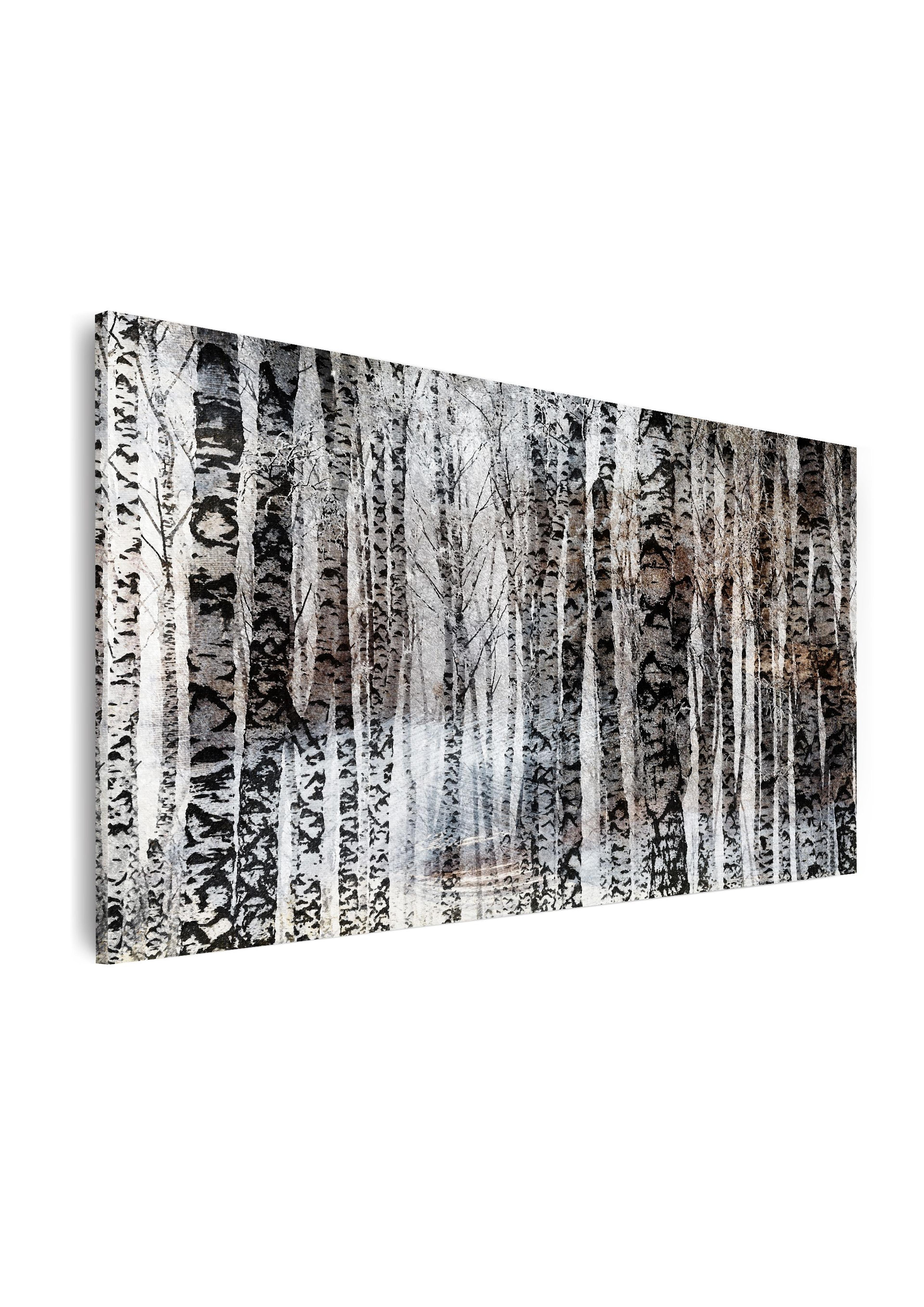 Plakat Samotny zimowy las