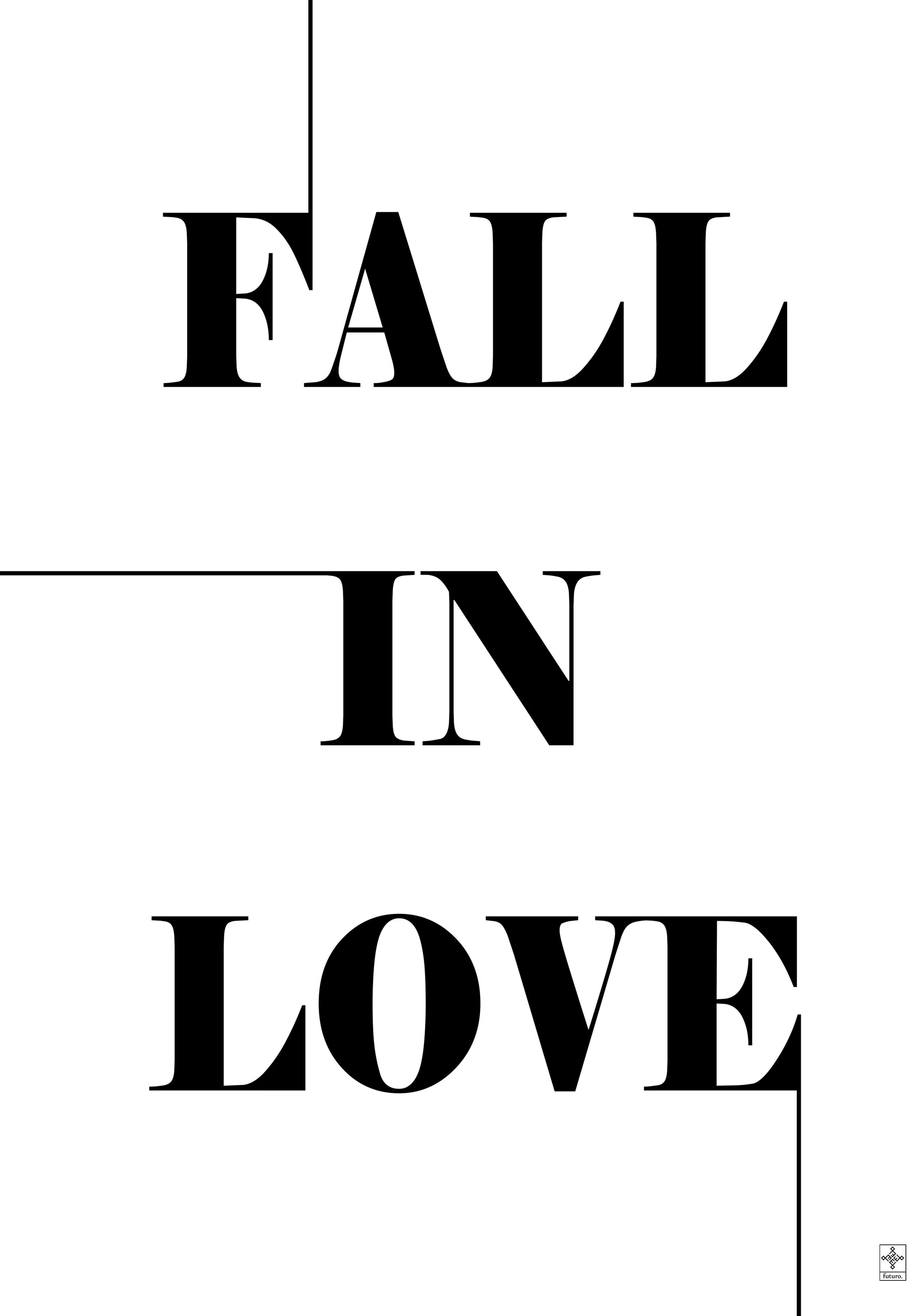 Plakat Fall in love