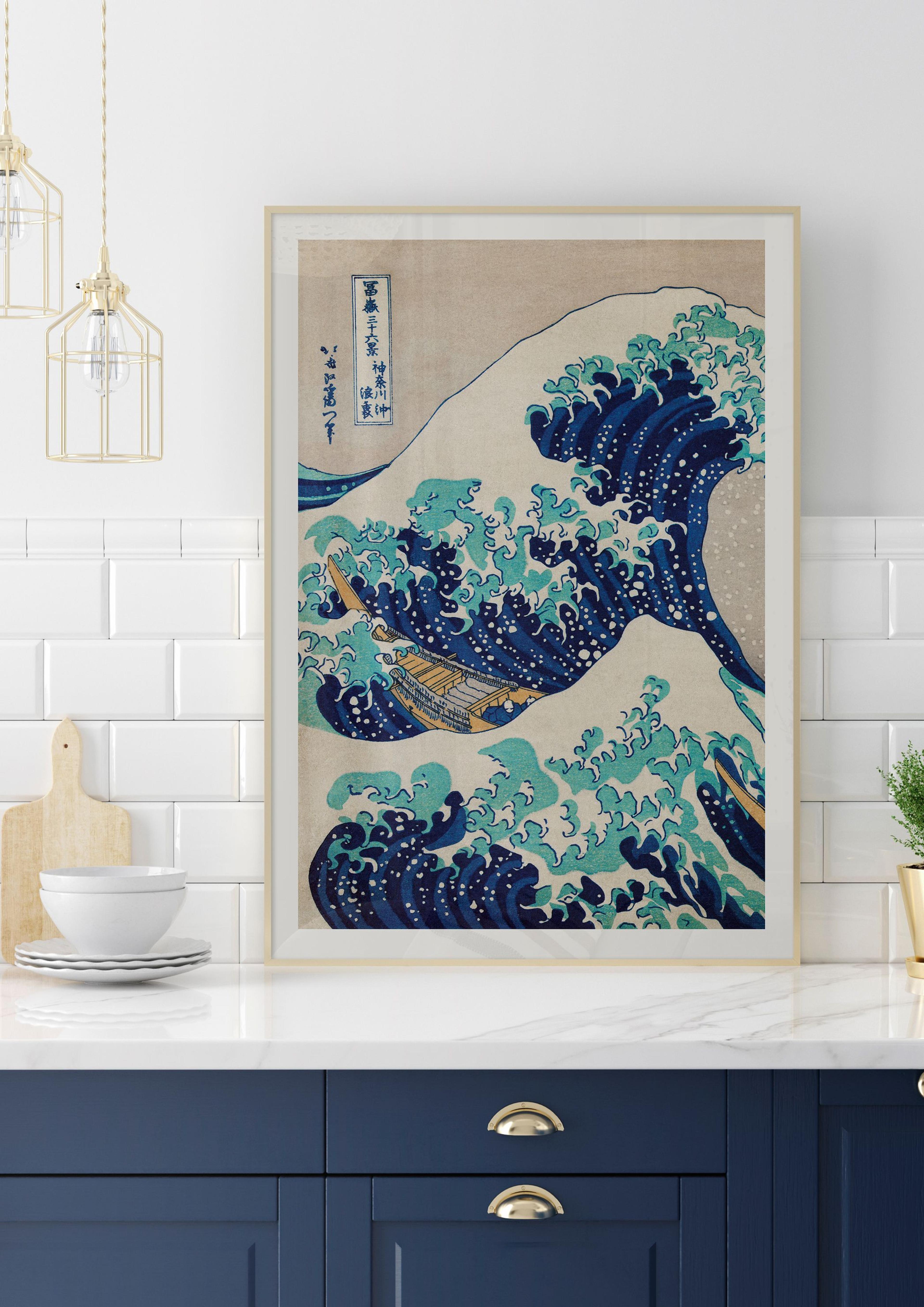 Plakat Katsushika Hokusai's The Great Wave off Kanagawa