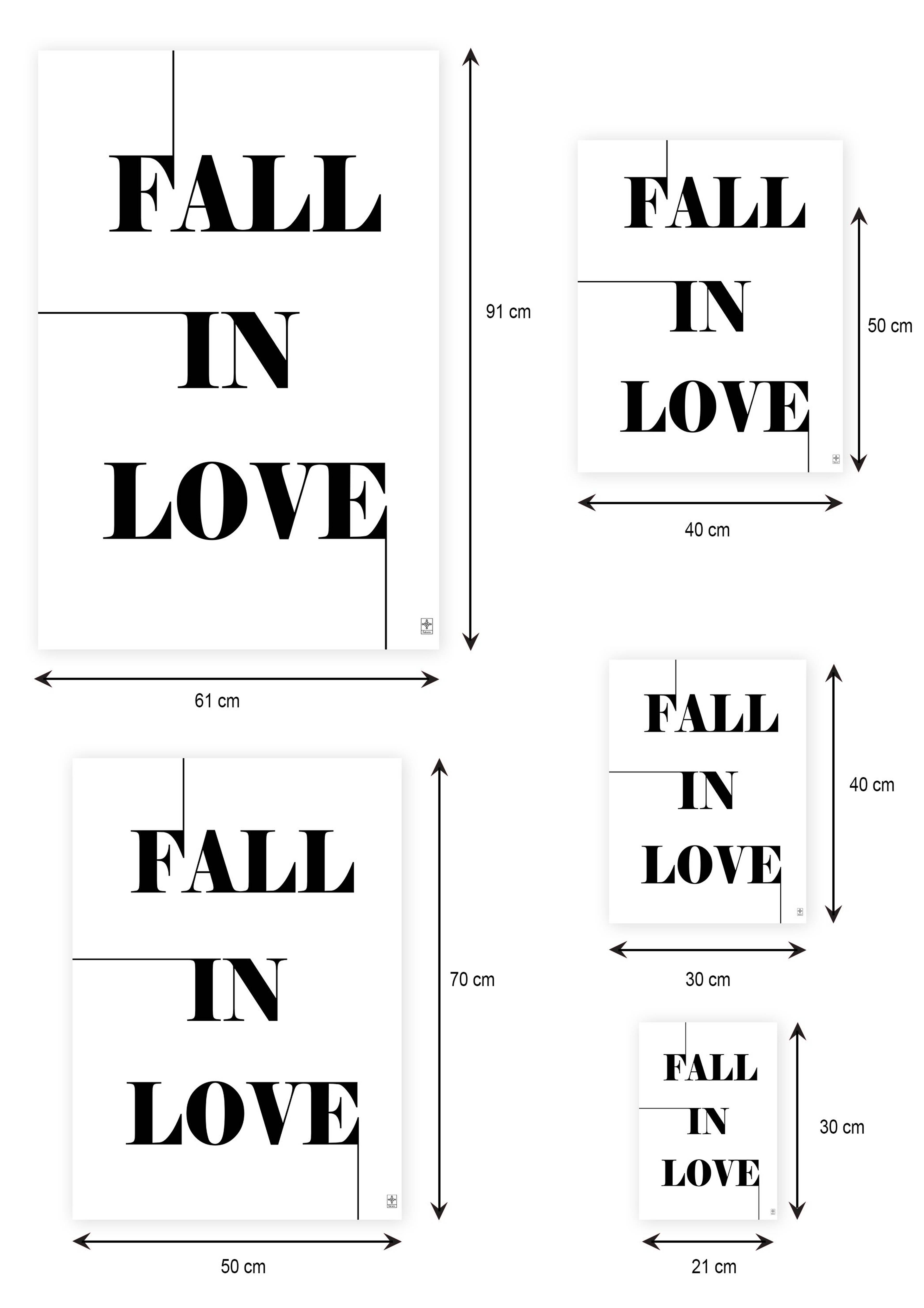 Plakat Fall in love